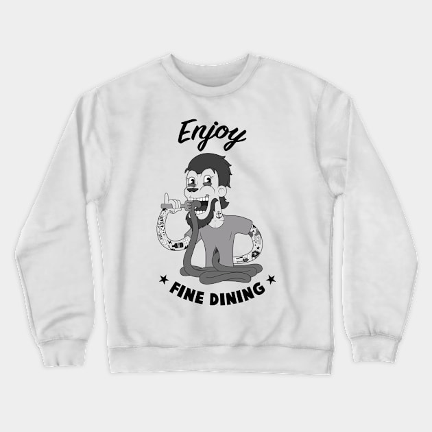 Fine Dining Crewneck Sweatshirt by Woah_Jonny